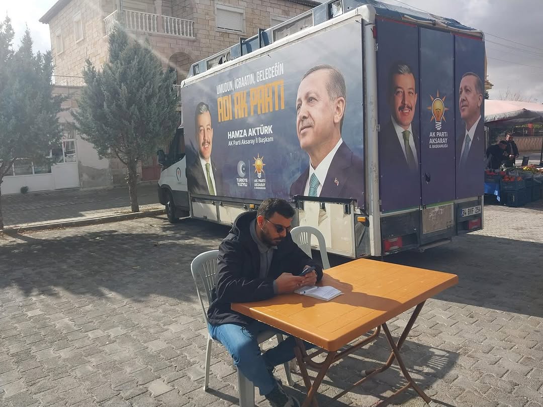 AK Parti Aksaray İl Başkanı Hamza Aktürk, Gülpınar'da Vatandaşlarla Buluştu