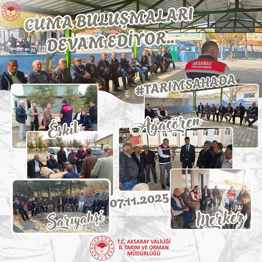 Aksaray'da Çiftçilerle Tarım Gündemi Değerlendirildi