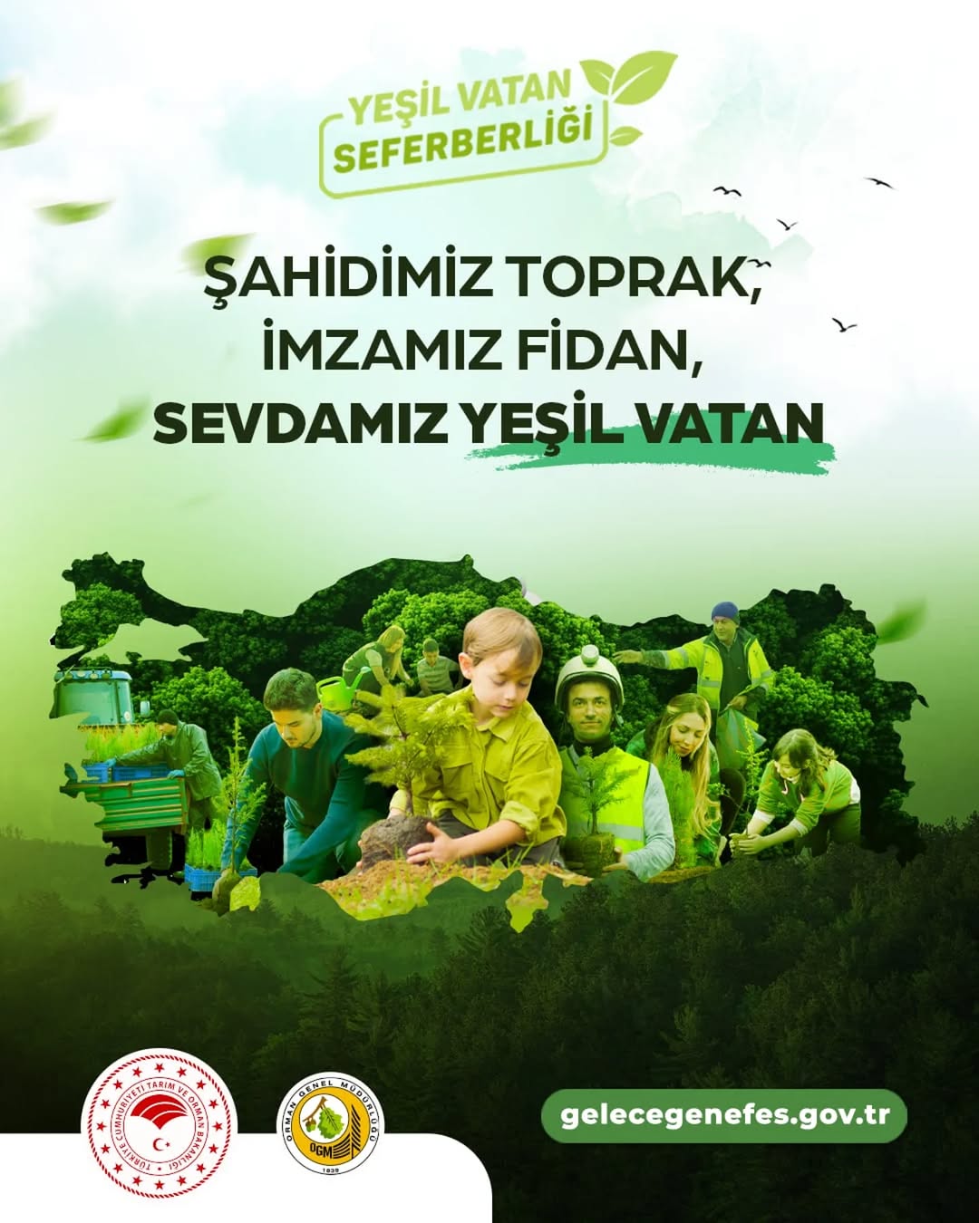 Aksaray'da Geleceğe Nefes Olmak İçin Fidan Dikim Seferberliği