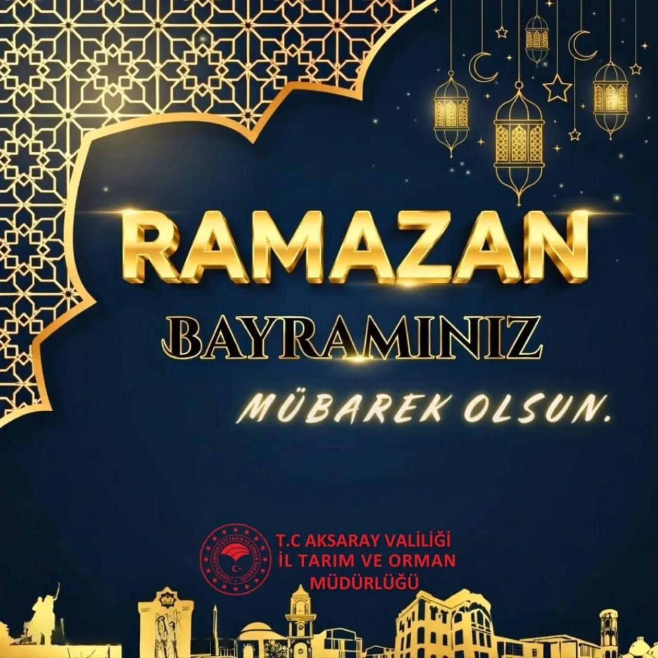 Aksaray Tarım İl Müdürü Nejdet Demir'den Ramazan Bayramı Mesajı