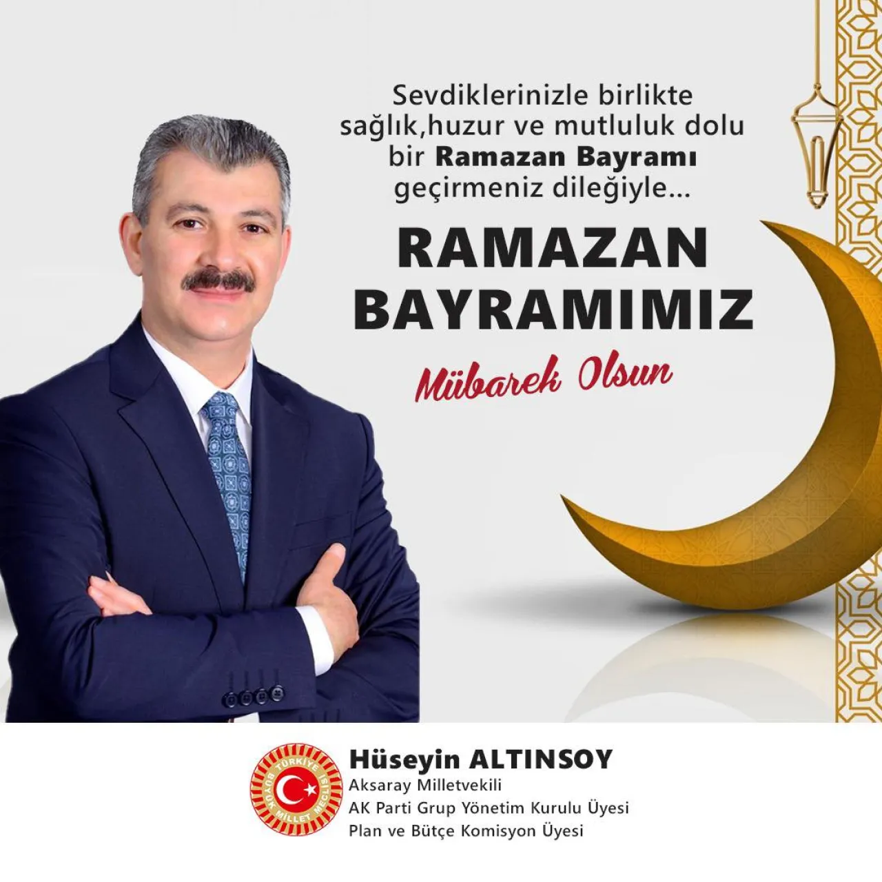 AK Partili Altınsoy'dan Ramazan Bayramı Mesajı