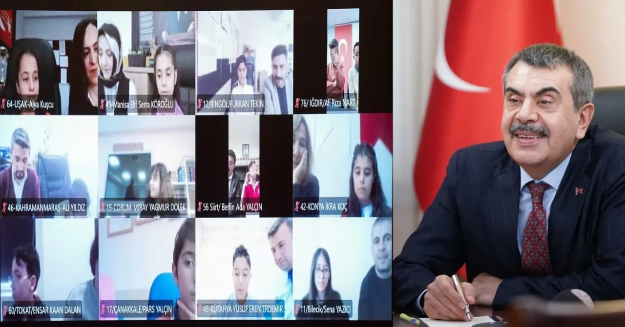 Aksaray'ı Temsilen Şeymanur Bilgiç, 23 Nisan Düzenleme Kurulu'nda Bakan Tekin ile Buluştu