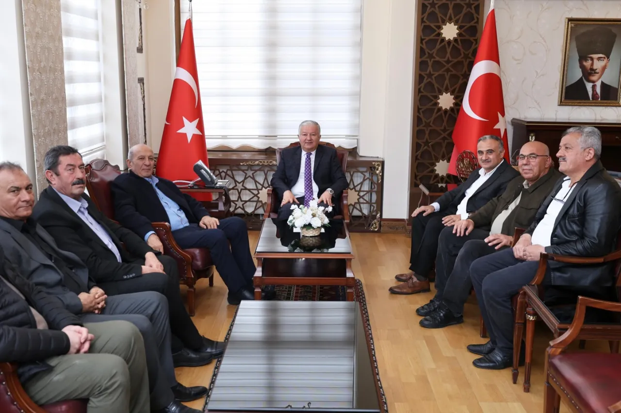 Aksaray Valisi Murat Duru, Mehmet Cabbar'ı Kabul Etti
