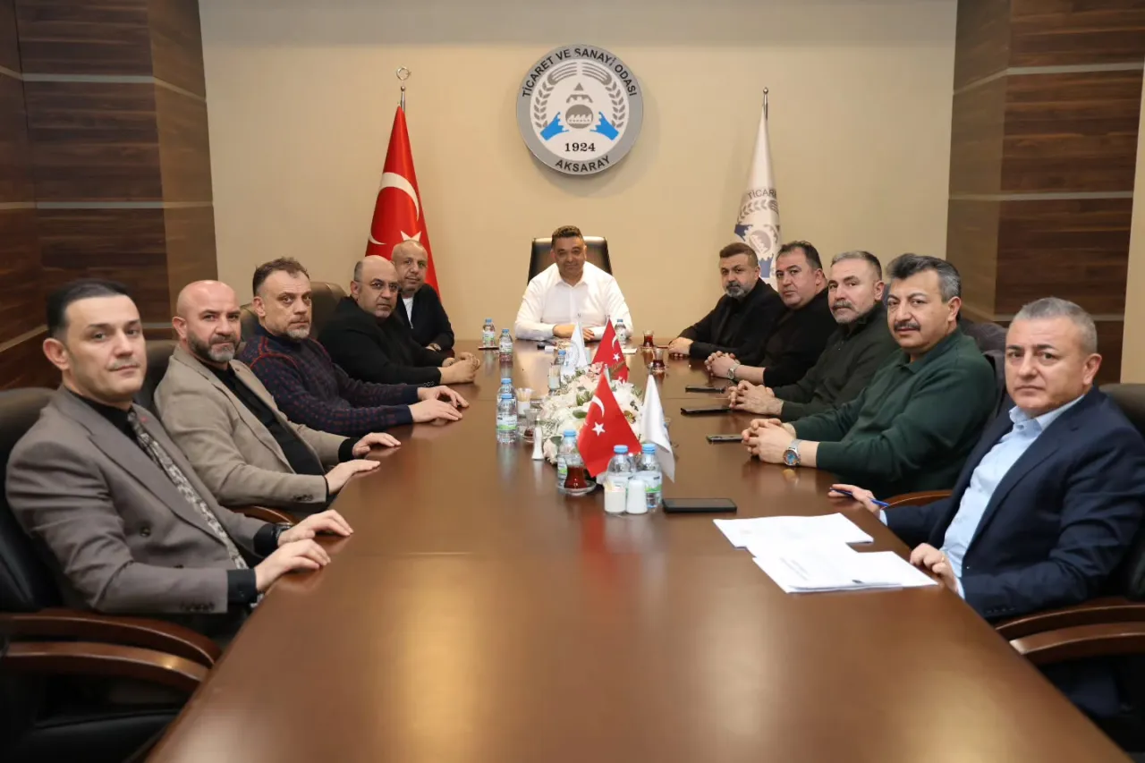 Aksaray Ticaret ve Sanayi Odası'nda Haftalık Yönetim Kurulu Toplantısı Gerçekleştirildi