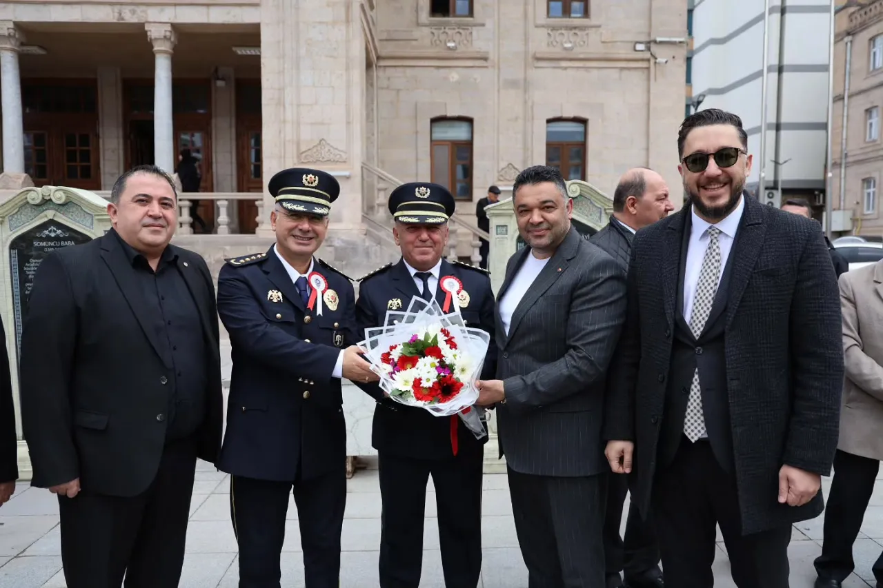 Aksaray TSO Yöneticileri Polis Haftası Kutlamalarına Katıldı