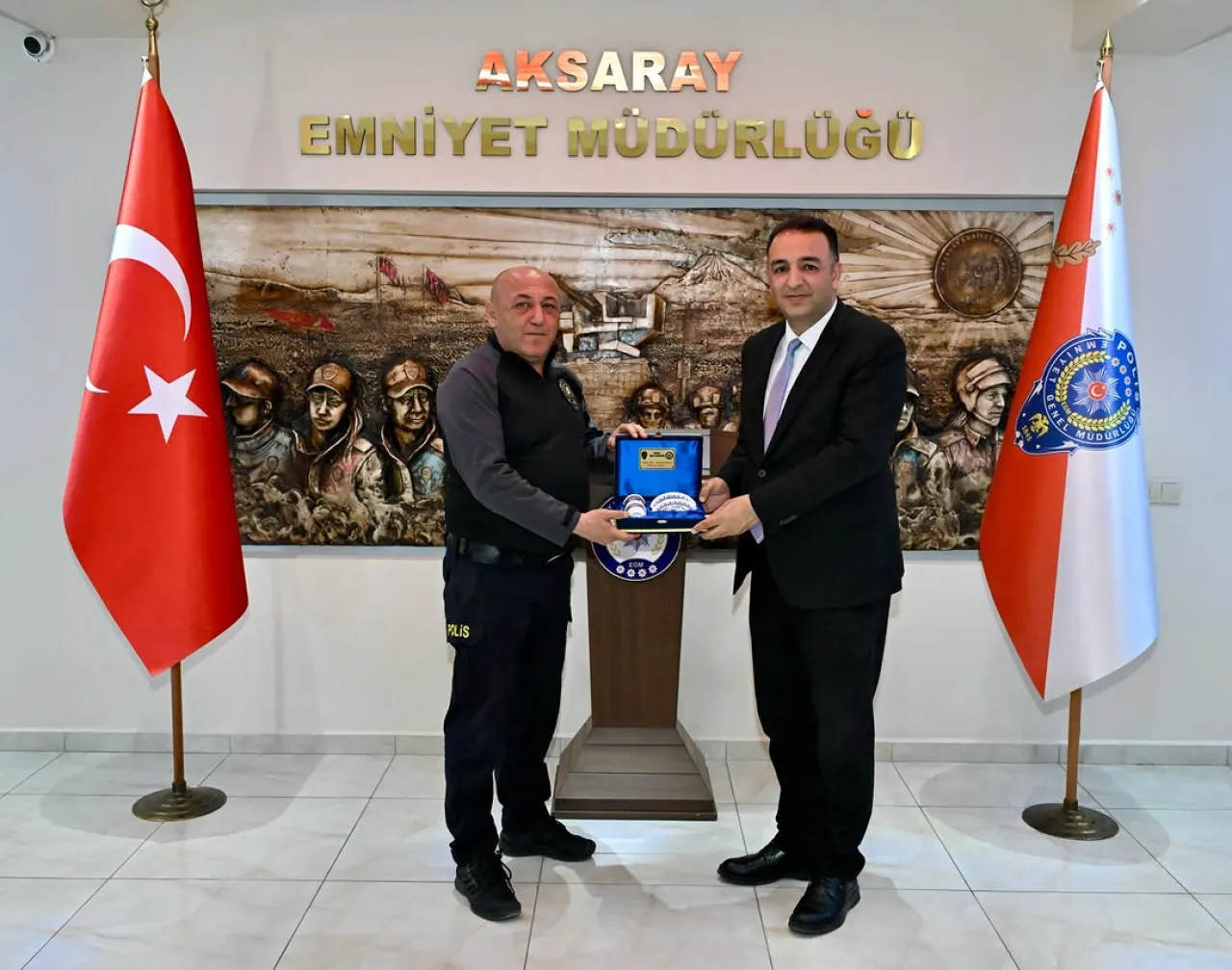 Aksaray Emniyet Müdürü Demir'den Ordu'ya Atanan Eski İŞKUR Müdürü Akkuş'a Ziyaret