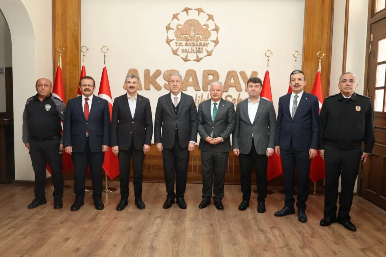 Aksaray Valisi Duru, TBMM Komisyon Başkanı Akar'ı Ağırladı