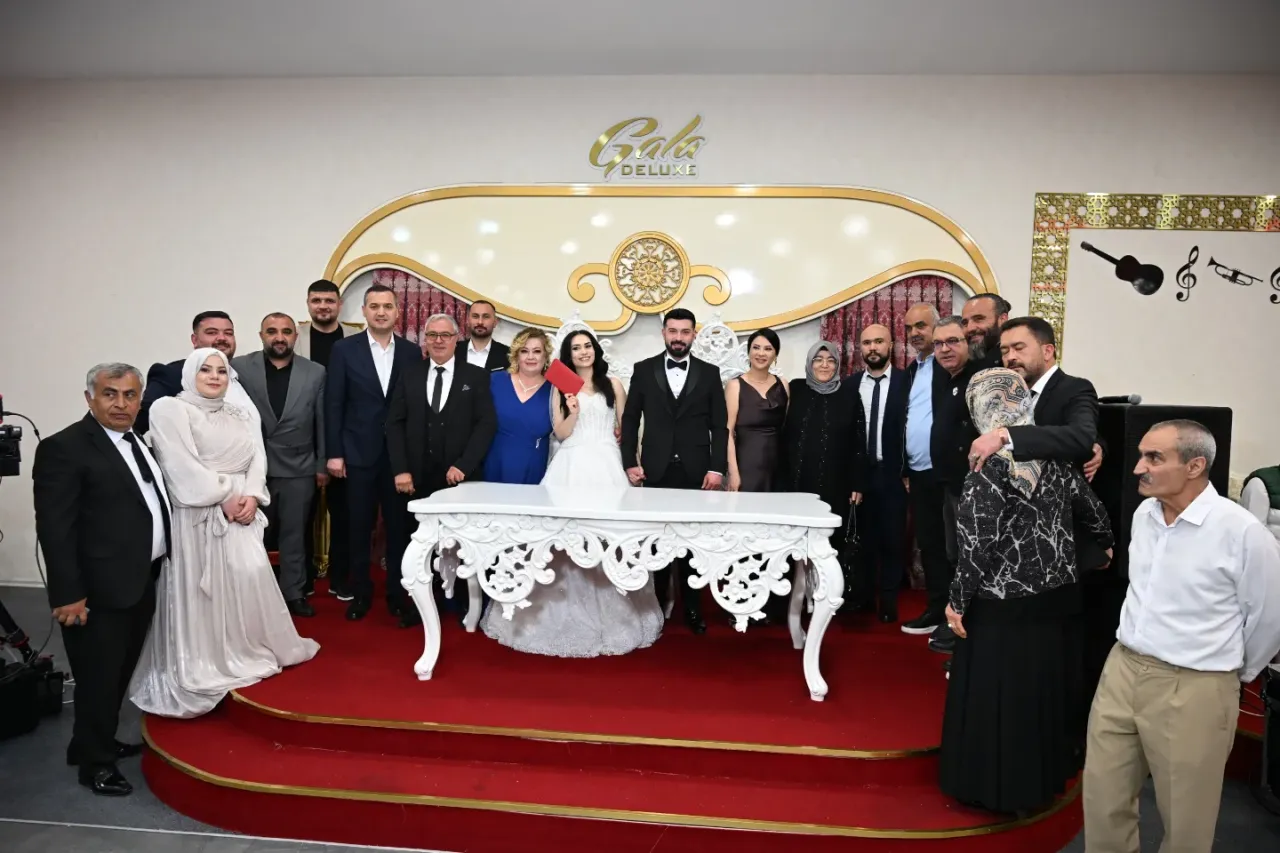 Aksaray İYİ Parti İl Başkanı Belgemen, Genç Çiftin Nikah Şahidi Oldu