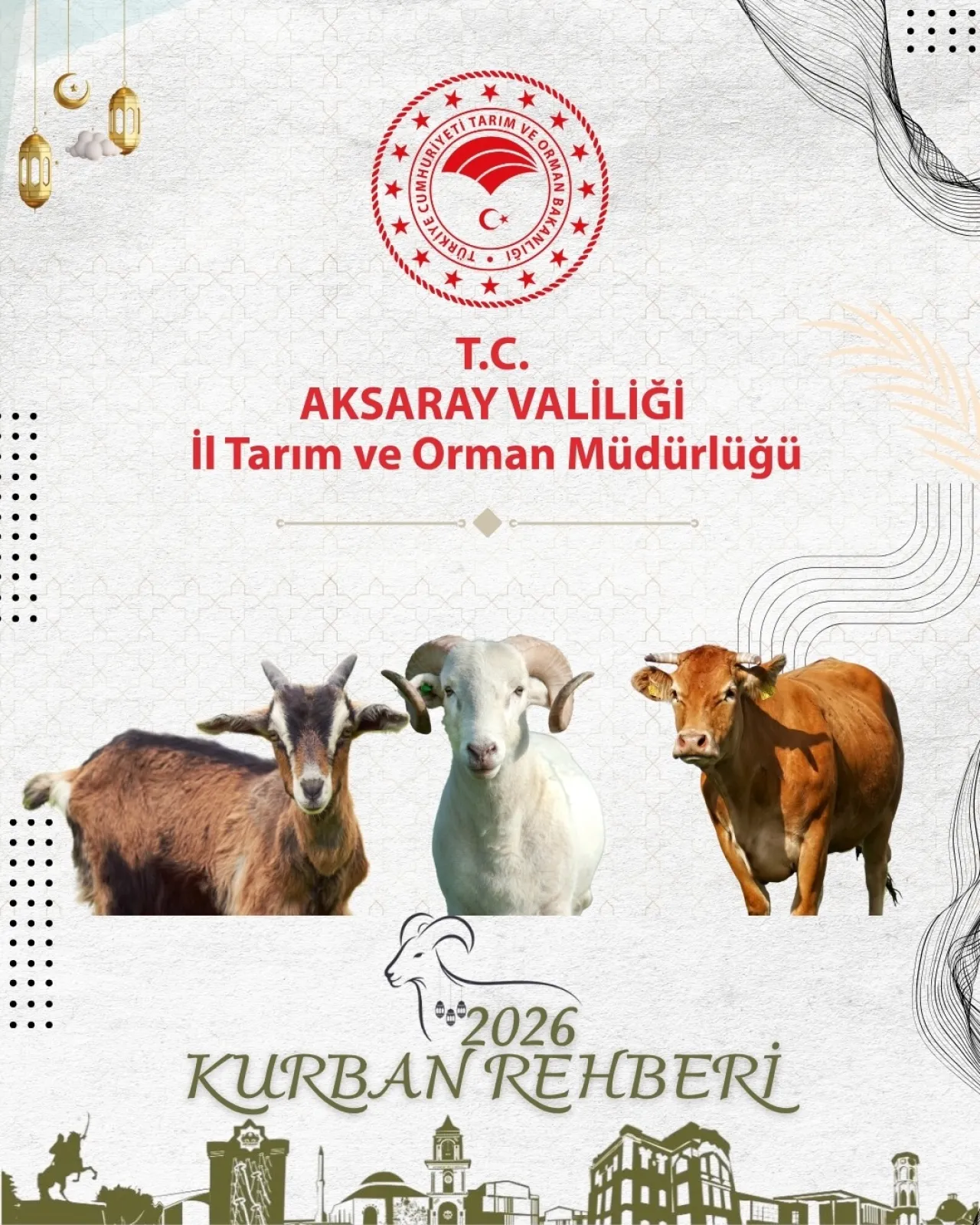 Aksaray Tarım İl Müdürü Demir'den Kurban Bayramı Öncesi Kritik Güvenlik Uyarısı