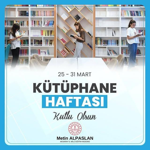 Aksaray Milli Eğitim Müdürü'nden Kitaplara Davet