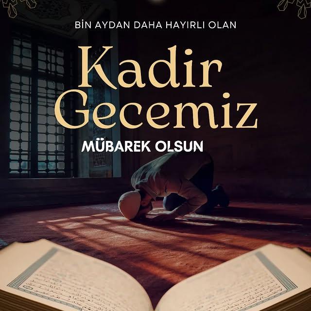AK Parti Aksaray Milletvekili Ramazan Kaşlı'dan Kadir Gecesi Mesajı