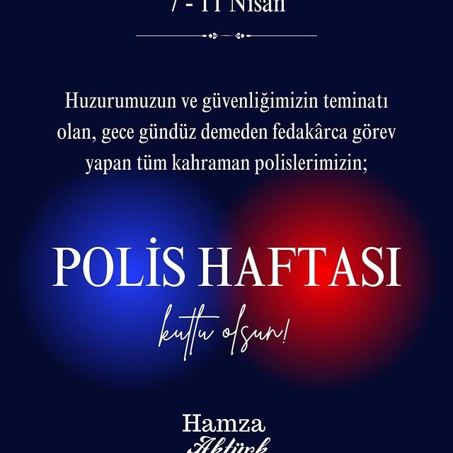 Aksaray AK Parti İl Başkanı'ndan Polis Haftası Mesajı
