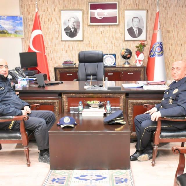 Aksaray POMEM Müdürü, İl Emniyet Müdürünü Ziyaret Ederek Polis Haftası'nı Kutladı