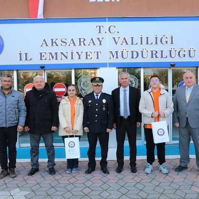 Aksaray'da Milli Eğitim Müdürü, Polis Haftası Etkinlikleri Kapsamında Emniyet Teşkilatını Ziyaret Etti