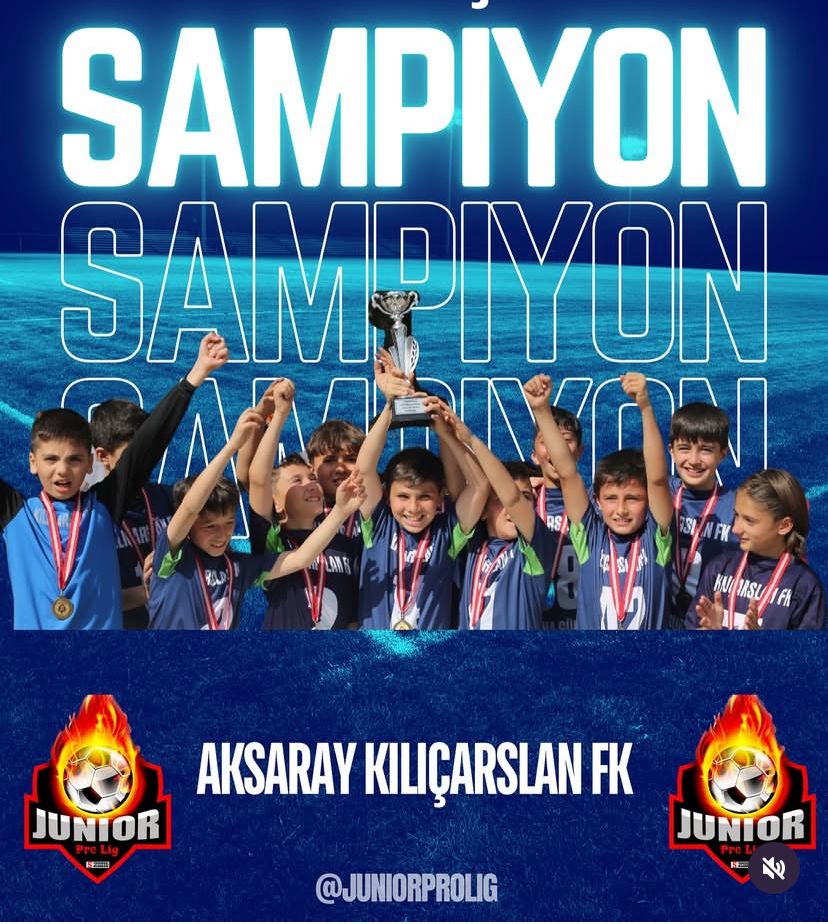 Kılıçarslan Spor Kulübü, Junior Pro Lig'de Şampiyon Oldu