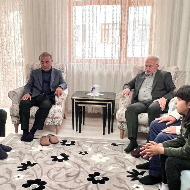 Aksaray Valisi Kumbuzoğlu, Güzelyurt Belediye Başkanı Demircioğlu'na Taziye Ziyareti