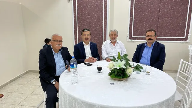 Aksaray'da Mutlu Evliliğe İmzalar: Hamza Aktürk Düğün Coşkusuna Ortak Oldu