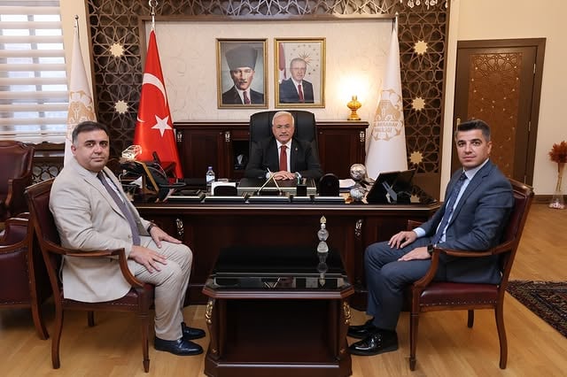 Aksaray Valisi Kumbuzoğlu, Yeni Atanan Sanayi ve Teknoloji İl Müdürünü Kabul Etti
