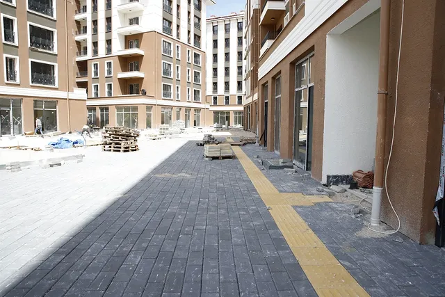 Aksaray'da Hamidiye Kentsel Dönüşüm Projesiyle Yollar ve Kaldırımlar Yenileniyor