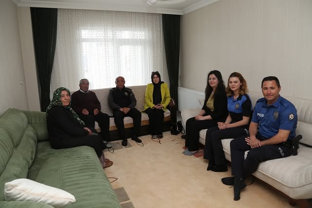 Aksaray Emniyet Müdürü, Şehit Ailelerini Ziyaret Etti