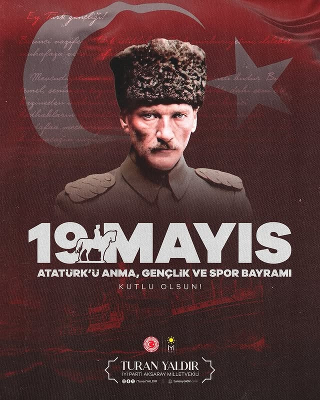 Aksaray Milletvekili Yaldır, 19 Mayıs Atatürk'ü Anma, Gençlik ve Spor Bayramı'nı Kutladı
