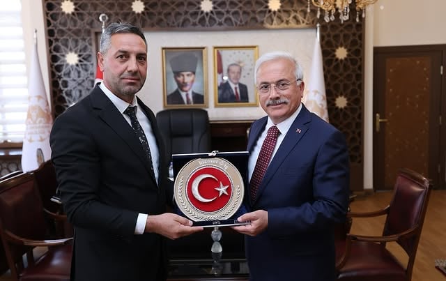 Aksaray Valisi Kumbuzoğlu, HAK İŞ Konfederasyonu Temsilcilerini Kabul Etti