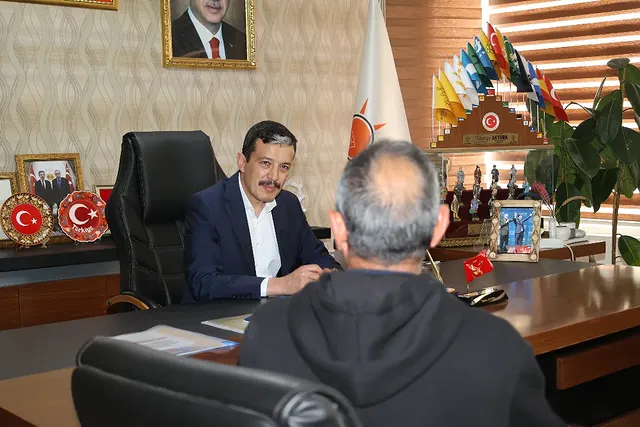 Aksaray AK Parti İl Başkanı Hamza Aktürk Vatandaşlarla Buluştu