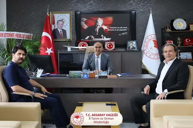 Aksaray Tarım İl Müdürü Nejdet Demir'e Jeoloji Mühendisleri Odası Ziyareti