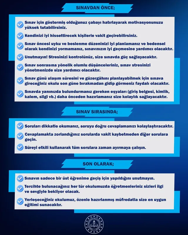Aksaray İl Milli Eğitim Müdürü'nden Öğrencilere 