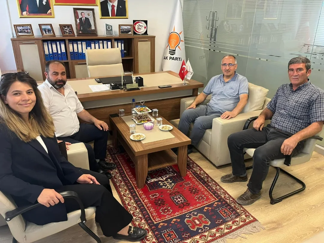 AK Parti Aksaray İl Başkanı Hamza Aktürk Eskil'de Teşkilat Ziyaretinde Bulundu