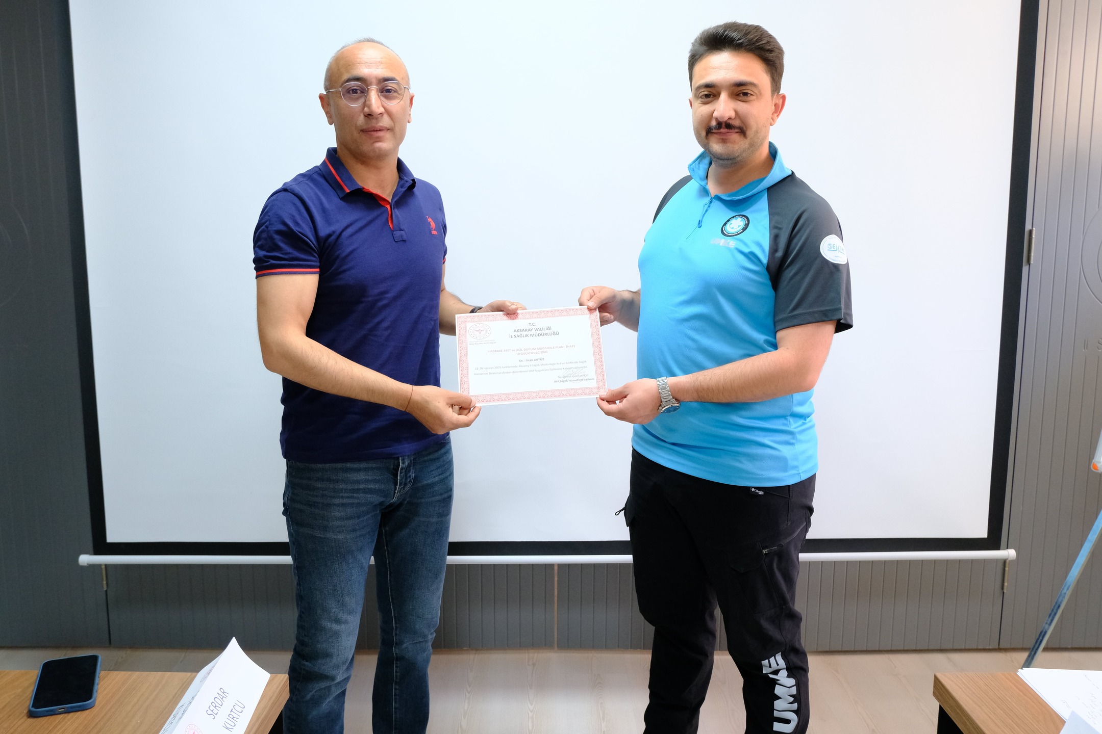 Aksaray'da Hastane Afet ve Acil Durum Planları Eğitimi Tamamlandı
