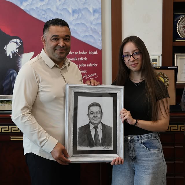 Aksaray'da Genç Yetenekten Örnek Sanat Çalışması