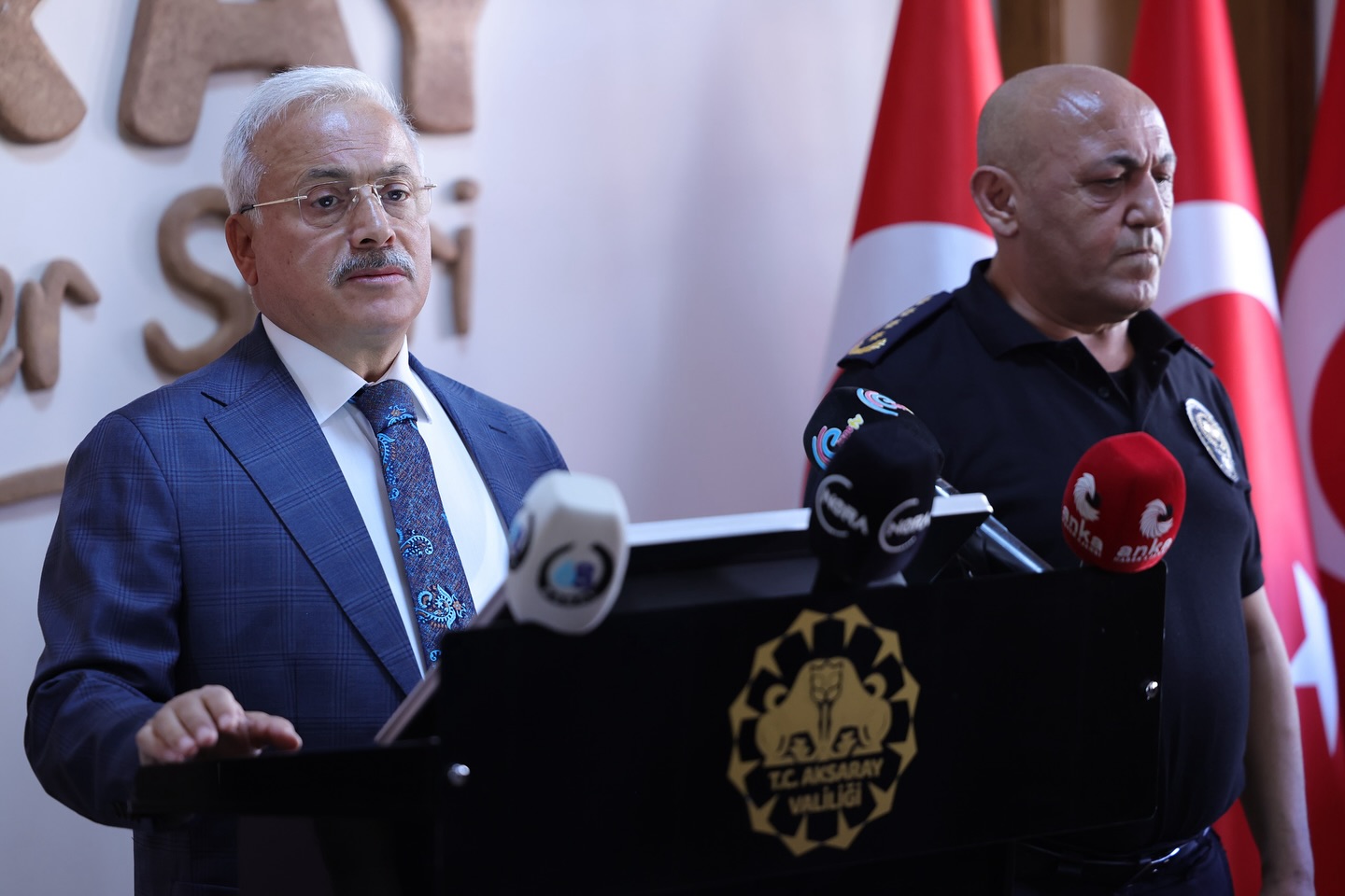 Aksaray Valisi Kumbuzoğlu Haziran Ayı Asayiş Verilerini Paylaştı