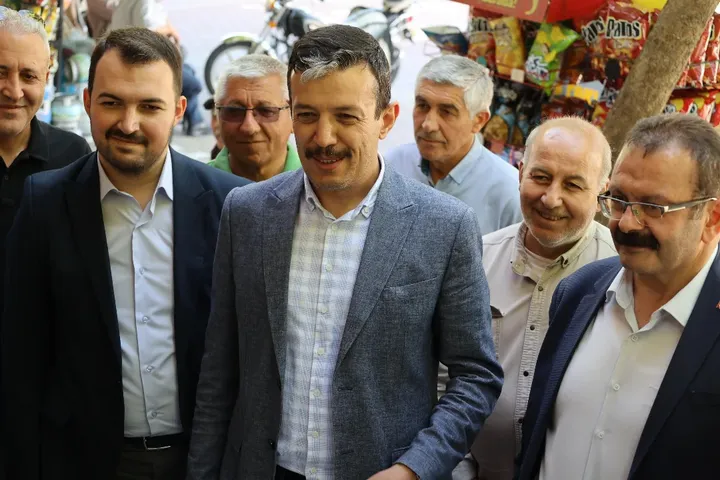 AK Parti Aksaray İl Başkanı Aktürk, Taşpınar Beldesinde Esnaf ve Vatandaşlarla Buluştu