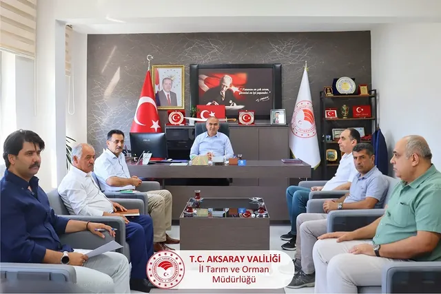 Aksaray Tarım İl Müdürü Nejdet Demir Başkanlığında Haftalık Toplantı Gerçekleşti