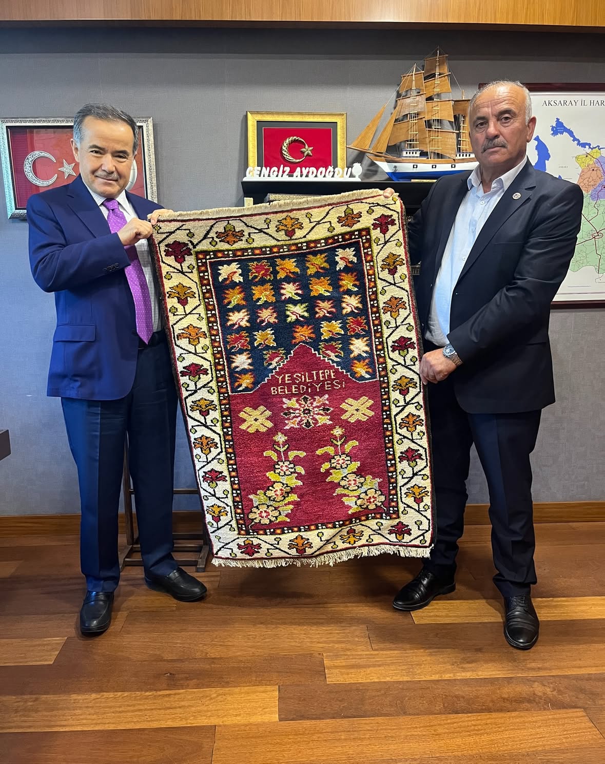 AK Parti Aksaray Milletvekili Aydoğdu, İltepe Belediye Başkanı Akpınar'ı Ağırladı