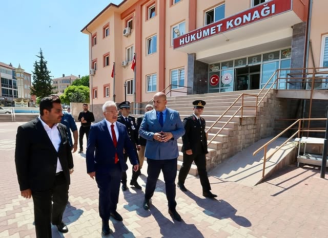 Aksaray Valisi Kumbuzoğlu Ağaçören'i Ziyaret Etti