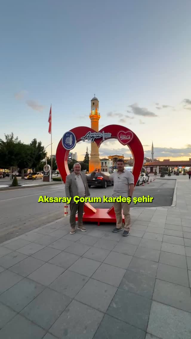 Aksaray Belediye Başkanı Evren Dinçer Çorum'u Ziyaret Etti