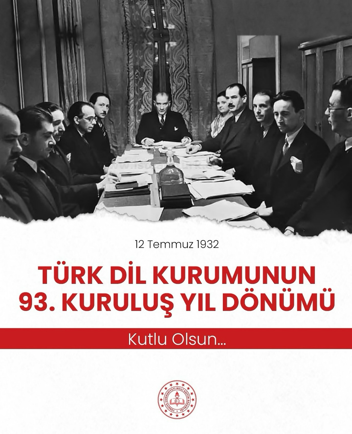 Aksaray İl Milli Eğitim Müdürü'nden Türk Dil Kurumu'na Kutlama Mesajı