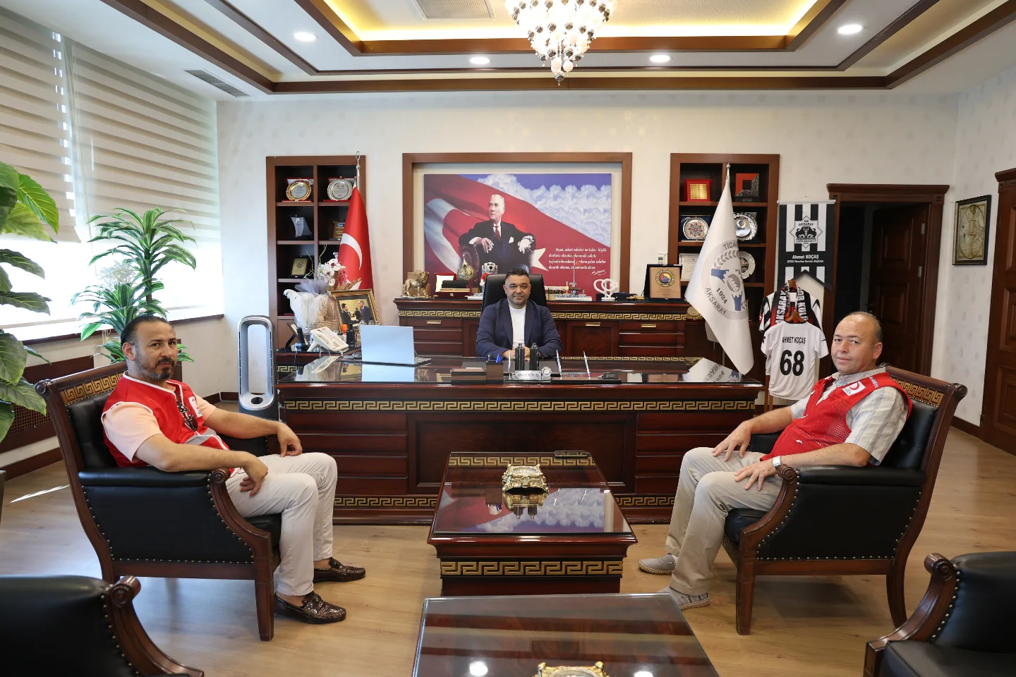 Aksaray Ticaret ve Sanayi Odası Başkanı Koçaş'a Kızılay Ziyareti