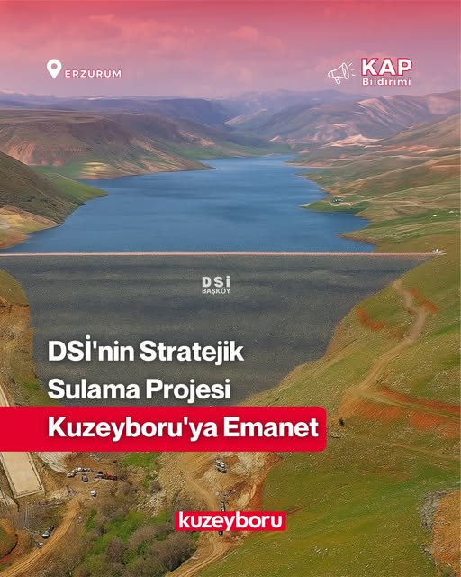 Kuzeyboru, Erzurum'da Dev Sulama Projesinde Birinci Oldu