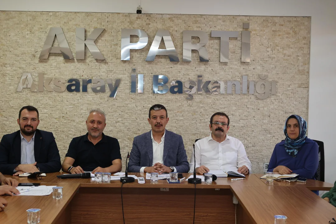 Aksaray AK Parti İl Başkanlığı'nın Haftalık Yürütme Kurulu Toplantısı Tamamlandı