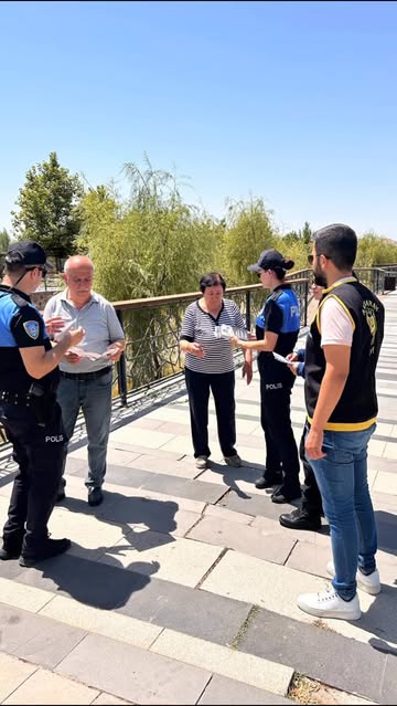 Aksaray'da Piknik Alanlarında Orman Yangını Bilgilendirmesi
