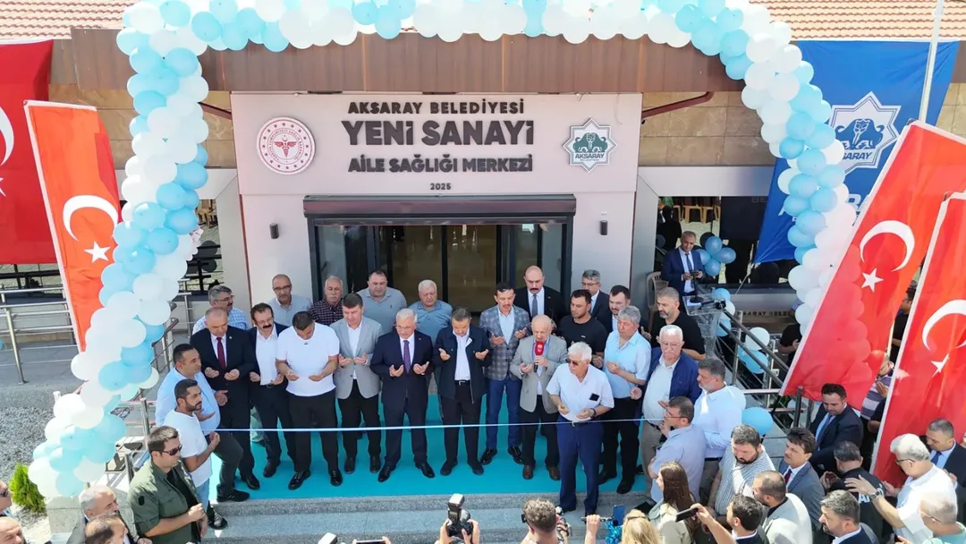 Aksaray'da Sanayici ve İşçilere Özel Aile Sağlığı Merkezi Açıldı