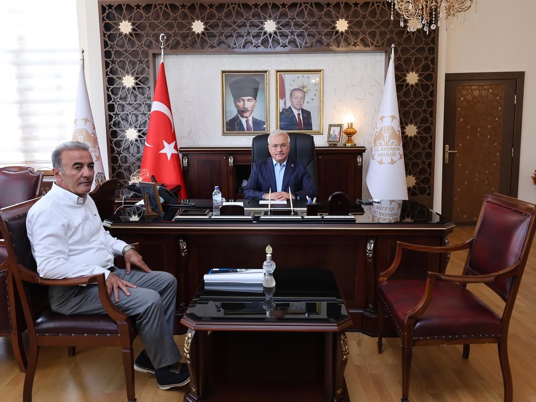 Aksaray Valisi, Güzelyurt Belediye Başkanı ile İstişarelerde Bulundu