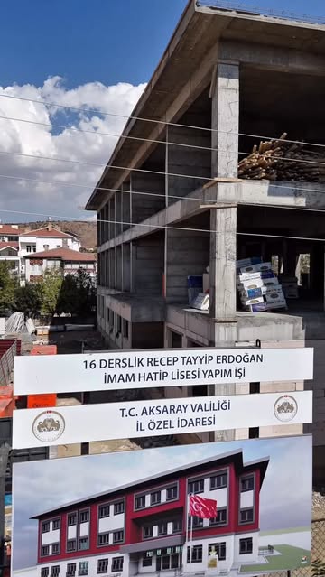 Aksaray'da Eğitim Yatırımları Devam Ediyor: Yeni Okul Binaları Hızla İnşa Ediliyor