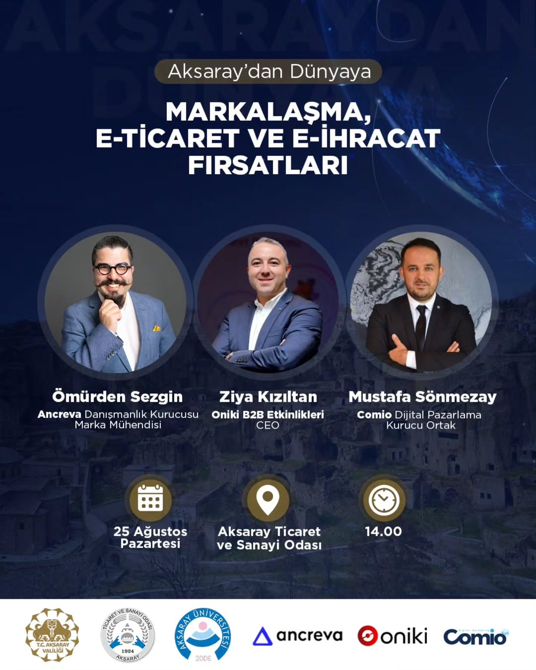 Aksaray'da E-Ticaret ve Markalaşma Eğitimine Davet