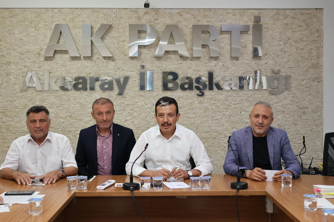 Aksaray AK Parti İl Başkanlığı Haftalık Toplantısını Gerçekleştirdi