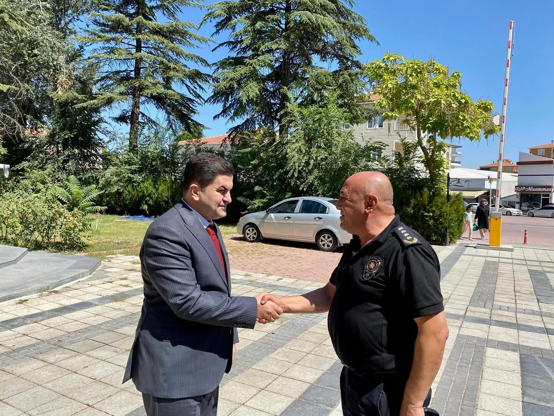 Aksaray İl Emniyet Müdürü, Ortaköy Kaymakamı'nı Ziyaret Etti ve Yeni İlçe Emniyet Müdürlüğü Binasını İnceledi