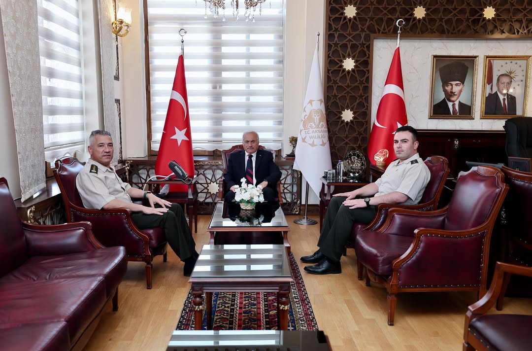 Aksaray Valisi Kumbuzoğlu, Askeri Delegasyonu Kabul Etti